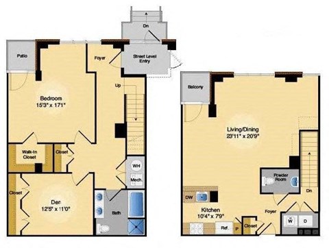 Floor plan at IO Piazza by Windsor